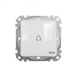 Przycisk dzwonek IP44, biały, Sedna Design i Elements SDD211131