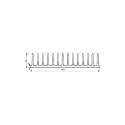 Radiator A4291 L-8cm