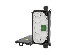 Panel krosowniczy, obudowa, 2-portowy 0 Jednomodowy HellermannTyton Connectivity