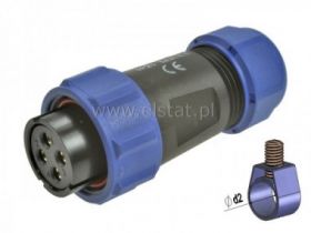 Gniazdo SP2110/S4-2; na kabel; ( 4P 30A); śrubowe