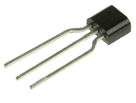 MOSFET Typ P-kanałowy 280 mA TO-92 60 V Rozszerzenie 3-pinowy Otwór przelotowy 700 mW DiodesZetex 5 Ω