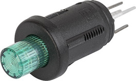 Pushbutton, 1 pole, illuminated , 0.2 A/60 V, IP40, 0041.9106.71100