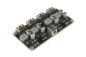 4-way Fast Charge Buck Module (Compatible with Raspberry Pi 4B & Jetson Nano)