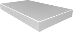 Aluminum enclosure, (L x W x H) 254 x 152 x 25 mm, natural, 1444-15