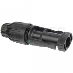 Złącze solarne typu MC4, beznarzędziowe, samozaciskowe, męskie Konektor na przewód 4-6mm2 QUICK IP68, 1500VDC MOREK