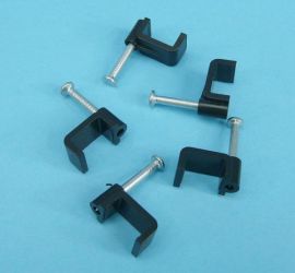 UCHWYT FLOP 10x5mm CZARNY (100SZT)