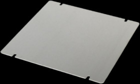 Base plate, aluminum, (L x W x H) 178 x 178 x 1 mm, natural, for series 1444, 1434-77