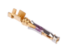 Końcówka pinowa 16 Żeński Połączenie zagniatane Montaż na kablu 18 → 16 AWG