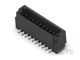 Listwa stykowa PCB 10-pinowe AMP-LATCH raster: 1 mm Pionowy 1-rzędowe TE Connectivity Płyta50 V W osłonie