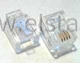 Wtyk telef. 6P 4C RJ11