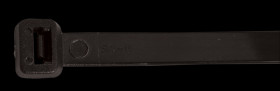 Opaska kablowa UV zaciskowa mocna szeroka 36cm 4,8mm 100szt czarna