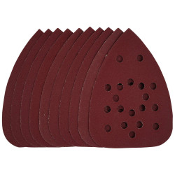 Draper 43387 Detail Sanding Sheets -Hook&amp; Loop 140mm 240 Grit SSD3 10Pc