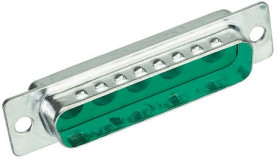 Złącze D-Sub 8-pinowe Męski Proste Montaż na kablu