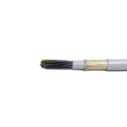 Kabel 6581 liczba żył 18 Ekranowane Alpha Wire 0.75 mm² 18 AWG Szary 1000 ft Polichlorek winylu