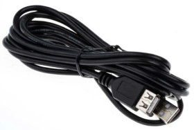 Przedłużacz USB, dł. 3m, kolor: Czarny