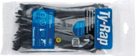 Cable tie, PA, (L x W) 208 x 3.6 mm, bundle-Ø 51 mm, black, UV resistant, -40 to 85 °C, 7TCG009110R0022