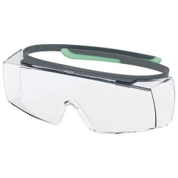 uvex 9169295 super OTG safety glasses UV protection grey/green EN 166