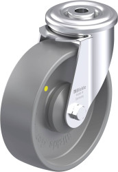 Blickle 936881 LER-PO 125KA-ELS Rolka obrotowa z blachy stalowej Średnica koła: 125 mm Maksymalne obciążenie: 150 kg 1 s