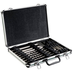 Metabo 628414000 Chisel Set 17pc SDS-plus in aluminium case