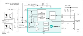 Dual, 2-Wire Hall-Effect Sensor Interface with Diagnostics