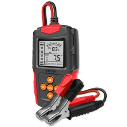 Qoltec Cyfrowy tester akumulatora z wyświetlaczem LCD 12V 24V 3Ah-200Ah