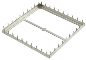 Obudowa PCB, Stal cynowana, 51 x 51 x 3mm