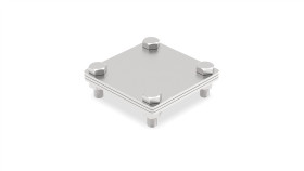 Złącze Uniwersalne Odgałęźne 100X100mm Nierdzewne 14.4 Ni /91400405/