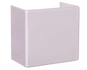 Łącznik prosty do kanałów kablowych GU 40x25 biały /2szt/ ECGU4025B