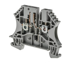 Blok zacisków wtykowych 2-żyłowe Allen Bradley rozmiar żyły 26 - 12 AWG Wtykowe Poliamid 6.6 Szyna DIN