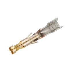 Styk żeński Mega-Fit 16-14AWG złocony, zaciskany na przewód