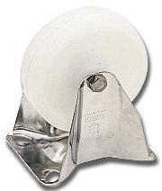 Koło samonastawne średnica kabla 100mm Płyta LAG 150kg wysokość całkowita 128mm