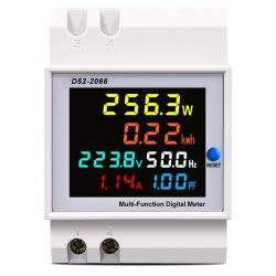 Miernik wielofunkcyjny AC 250V-450V 100A na szynę DIN