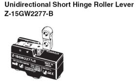 Z-15GW2277-B wyłącznik krańcowy, wielokierunkowa krótka dźwignia z rolką, przyłącze przykręcane, OMRON, Z15GW2277B