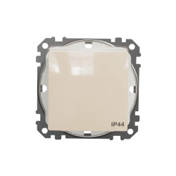 Łącznik schodowy IP44, beżowy, Sedna Design i Elements SDD212106