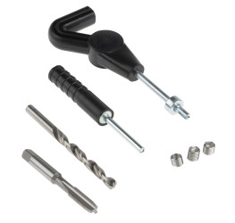 Zestaw do naprawiania gwintów zakres: M6 x 1 Recoil Wkładki M6 (x15), magnetyczne narzędzie do zrywania trzpienia,