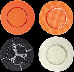 7064555 Twin Brush polishing pads set