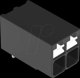 2086-1222 THR PCB terminal block, push-button, 1.5 mm², 2-pin