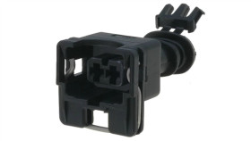 Złącze Automotive Jpt Wtyk Żeńskie 2-Pin Na Przewód Czarny 282762-1