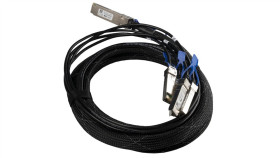 Qsfp28 To 4X Sfp28 Break-Out Cable 1X Qsfp28 To 4X Sfp28, 3M Mikrotik...
