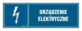 ZNAK - HH016 Urządzenie elektryczne 45 x 15 cm FN - Folia samoprzylepna