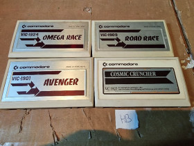 Vic-20 Cartridge set Omega/Road/Avenger/Cosmic