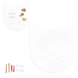 Tablica magnetyczna metalowa biała Kotek