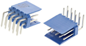 Listwa stykowa PCB 10-pinowe AMPMODU HE14 raster: 2.54 mm Kąt prosty 2-rzędowe TE Connectivity Otwór przelotowy500 V W