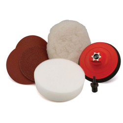 Flexipads World Class 88005 Sanding &amp; Polishing Kit M14 &amp; 6mm GRIP&#xAE;