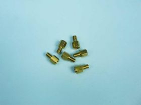 M4x06 W-Z KOŁEK DYSTANS.100szt MOSIĄDZ