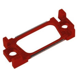 Coding element, red for D-Sub housing size 1 (DE), 9 pole, pin, coding combination 1, 09670092101103