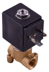 Zawór elektromagnetyczny 24 V RS PRO 2-drogowy G żeńskie 1/4 cala 1/4cal NC