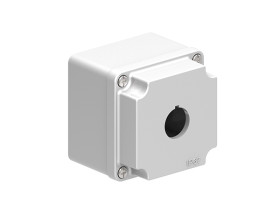 Pusty panel sterowniczy Lovato 1-otworowa Ø 22.5mm Szary IP66, IP67 LPZM