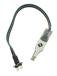 Sonda pomiarowa (klips) QFN8 8x6 (WSON 8-pin R=1,27mm 8x6mm) z przewodem i adapterem DIL8