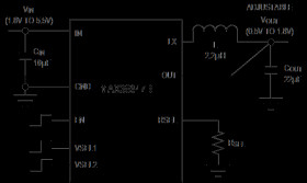 Tiny, 1.8V to 5.5V Input, 440nA IQ, 175mA nanoPower Buck Converter with Four-Level VSEL